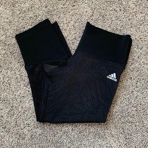 Adidas Crop Athletic Running Yoga Legging